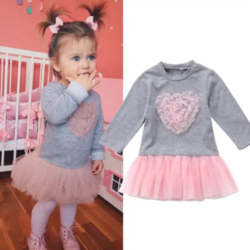 Newborn Toddler Kids Baby Girl Casual Dress Long Sleeve Lace Dress Sweatshirt Outfits Clothes 2018 Spring Autumn
Newborn Toddler Kids Baby Girl Casual Dress Long Sleeve Lace Dress Sweatshirt Outfits Clothes 2018 Spring Autumn