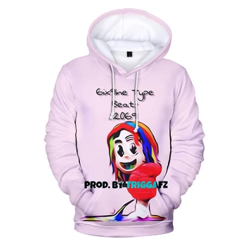 hot rapper 6IX9INE 3D Print Hoodies sweatshirts in boys/girls Autumn warm long sleeve pullovers 3D loose hip street fashion coat
hot rapper 6IX9INE 3D Print Hoodies sweatshirts in boys/girls Autumn warm long sleeve pullovers 3D loose hip street fashion coat