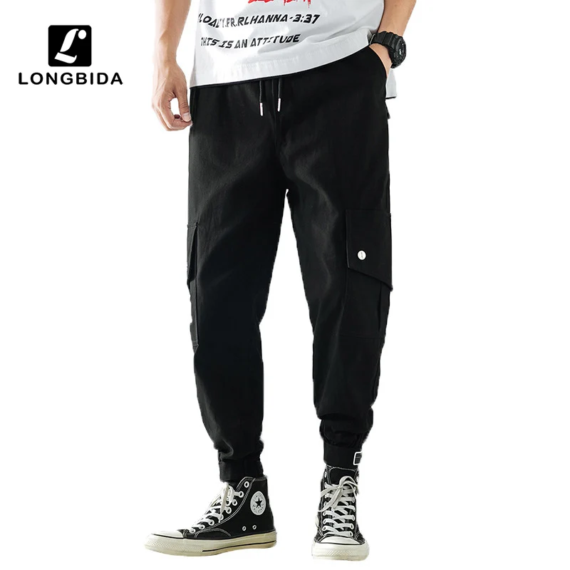 Summer Men's Cargo Pants Streetwear Multi Pocket Japanese Style Tide Brand Loose Fit Ankle Length Joggers Pants
Summer Men's Cargo Pants Streetwear Multi Pocket Japanese Style Tide Brand Loose Fit Ankle Length Joggers Pants