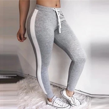 Sweatpants Women Grey Striped Drawstring Waist Casual Womens Pants Striped Ribbed Sweatpants Skinny Trousers Capris
Sweatpants Women Grey Striped Drawstring Waist Casual Womens Pants Striped Ribbed Sweatpants Skinny Trousers Capris