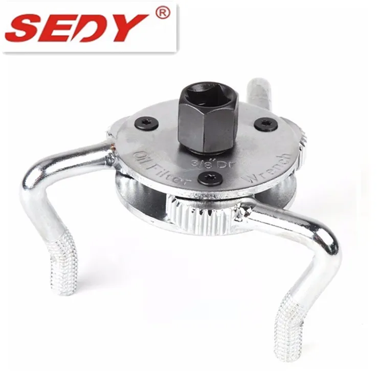 SEDY Adjustable Two Way Oil Filter Wrench Tool Car Repair Tools With 3 Jaw Remover Tool for Cars Trucks 65-110mm
SEDY Adjustable Two Way Oil Filter Wrench Tool Car Repair Tools With 3 Jaw Remover Tool for Cars Trucks 65-110mm