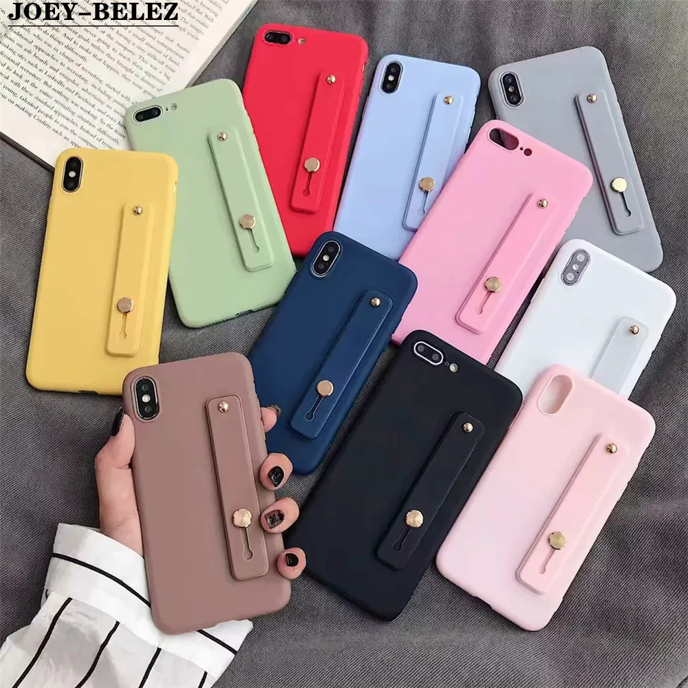 Soft Silicone Candy Color Phone Cases for iPhone X XS Max Xr TPU Back Cover for iPhone 8 7 6 6s Plus 5 5s SE Xs Case Wrist Strap
Soft Silicone Candy Color Phone Cases for iPhone X XS Max Xr TPU Back Cover for iPhone 8 7 6 6s Plus 5 5s SE Xs Case Wrist Strap