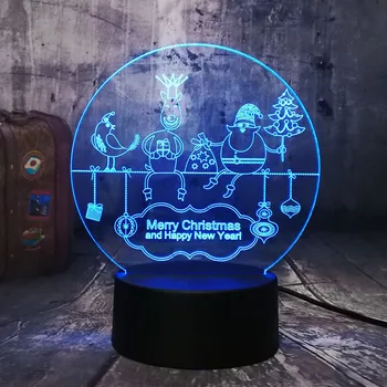 Happy New Year Santa Claus 3D LED RGB Night Light USB Baby Sleep Table Lamp Remote Home Decro Lustre Merry Christmas Kids lamp
Happy New Year Santa Claus 3D LED RGB Night Light USB Baby Sleep Table Lamp Remote Home Decro Lustre Merry Christmas Kids lamp