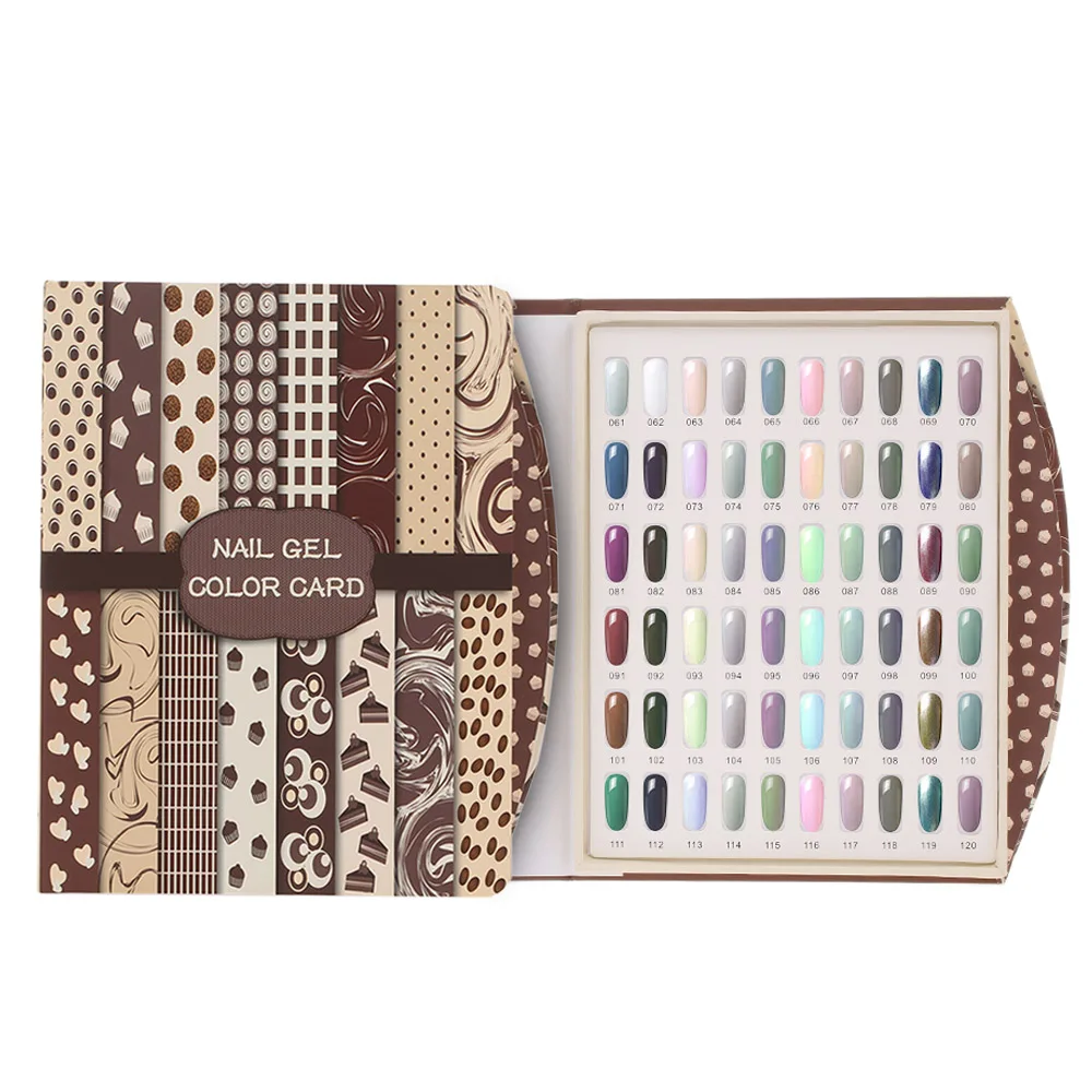 120 Colors False Nail Color Book Display Practice Board Nail Art Gel Polish Color Card Nail Color Chart Palette Manicure Tool
120 Colors False Nail Color Book Display Practice Board Nail Art Gel Polish Color Card Nail Color Chart Palette Manicure Tool