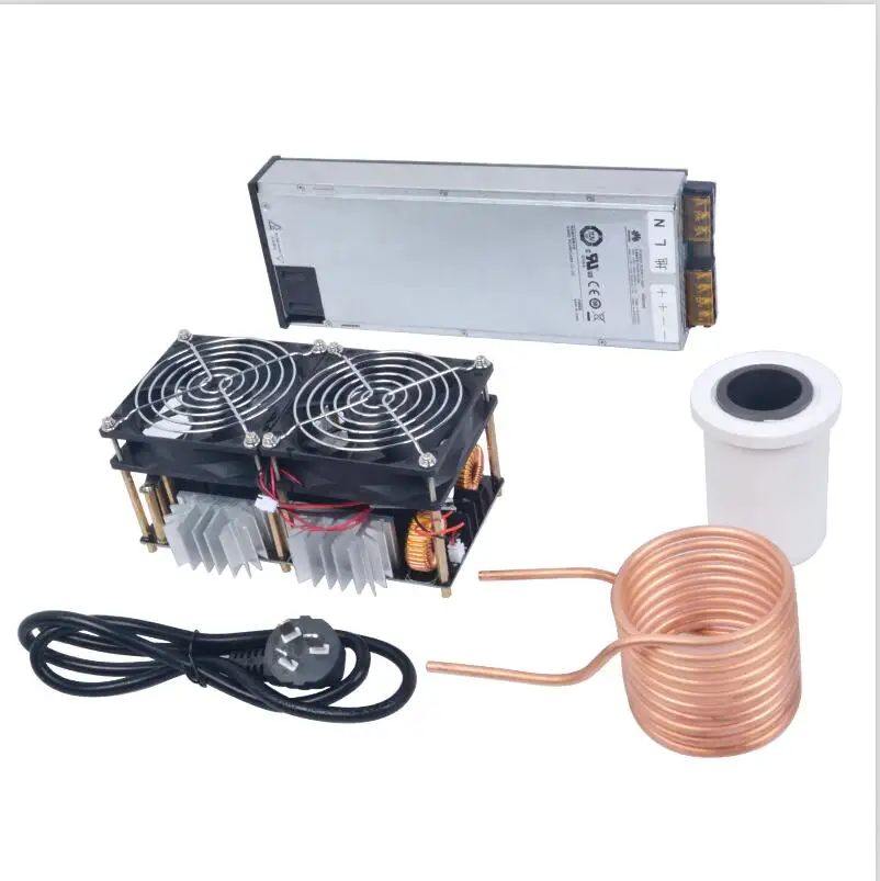 1800W ZVS Induction Heater Induction Heating PCB Board High frequency Heating Machine Melted Metal + Coil Mayitr+ Crucible+Pump
1800W ZVS Induction Heater Induction Heating PCB Board High frequency Heating Machine Melted Metal + Coil Mayitr+ Crucible+Pump