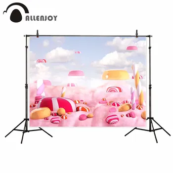 Allenjoy candyland light pink photography backdrop candy bar Marshmallow clouds baby shower decoration photo studio background
Allenjoy candyland light pink photography backdrop candy bar Marshmallow clouds baby shower decoration photo studio background