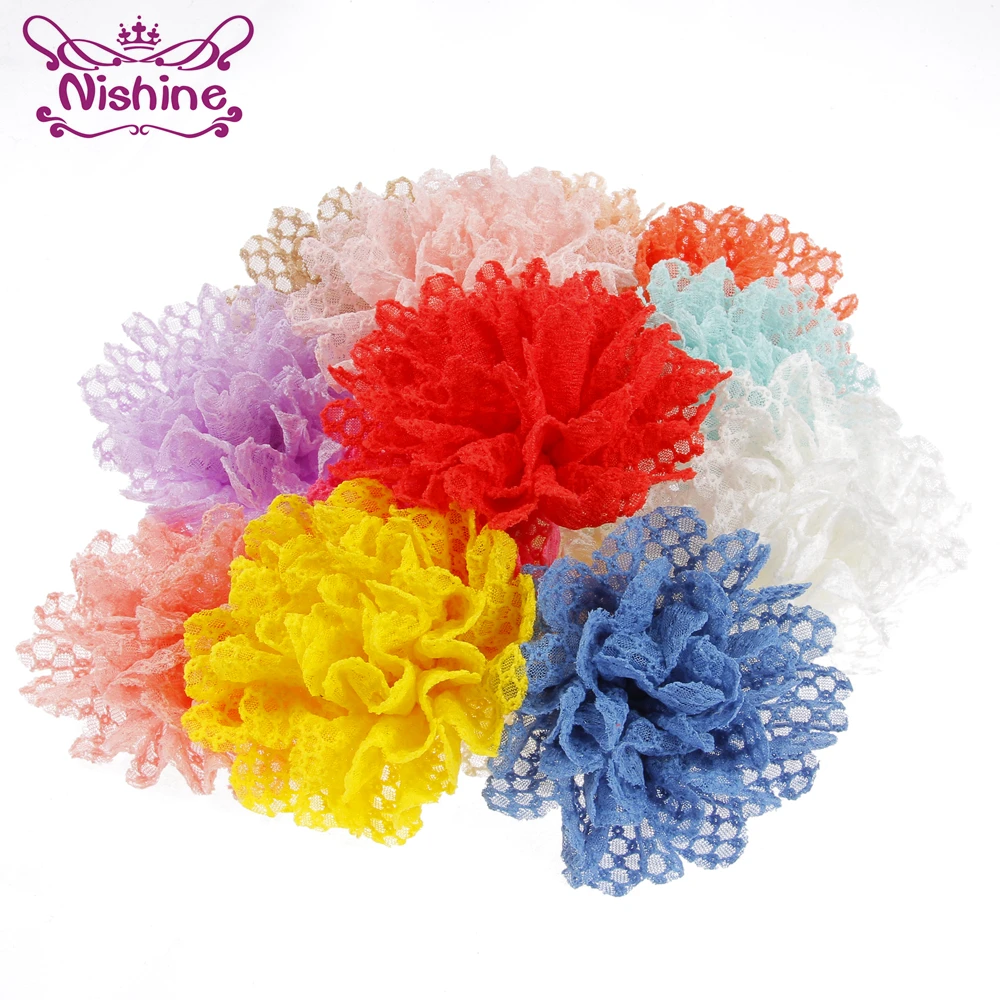 Nishine 30pcs 4" Boutique Flatback Cotton Flower for Girls Headband Kids Hairpins Weave Shape Lace Flower Hair Accessories
Nishine 30pcs 4" Boutique Flatback Cotton Flower for Girls Headband Kids Hairpins Weave Shape Lace Flower Hair Accessories