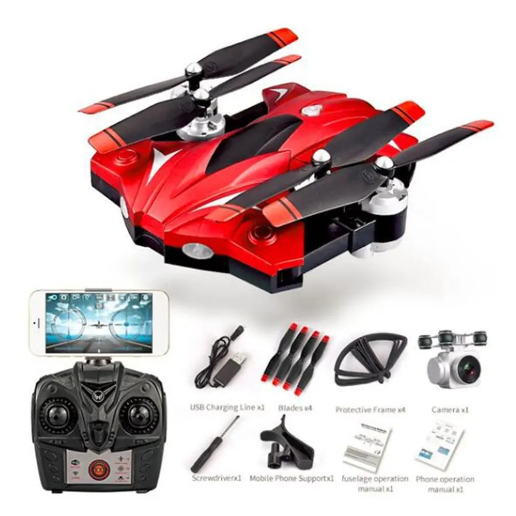 

Remot Control Quadcopter S13 0.3MP/2MP/1080P 6 Axes Camera Drone UAV Positioning System Aircraft with Camera RC Drone Model Toy