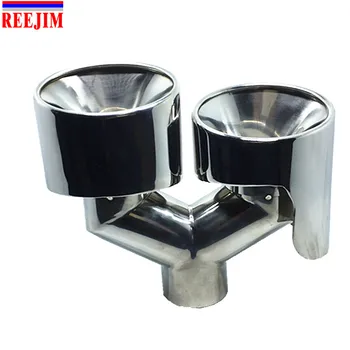 Universal Dual Car muffler Exhaust Tip tail pipe stainless steel customized size car-styling W204
Universal Dual Car muffler Exhaust Tip tail pipe stainless steel customized size car-styling W204