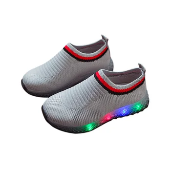 Baby Boys Breathable Anti-Slip LED Design Sneakers Soft Soled Walking Shoes First Walkers
Baby Boys Breathable Anti-Slip LED Design Sneakers Soft Soled Walking Shoes First Walkers