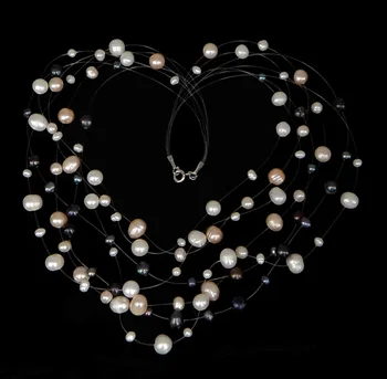 New Fashion Wedding Bridal Jewelry Gifts New Perlas Natural Real Freshwater Pearl Beads Charms Necklace Statement Pearls Jewelry
New Fashion Wedding Bridal Jewelry Gifts New Perlas Natural Real Freshwater Pearl Beads Charms Necklace Statement Pearls Jewelry