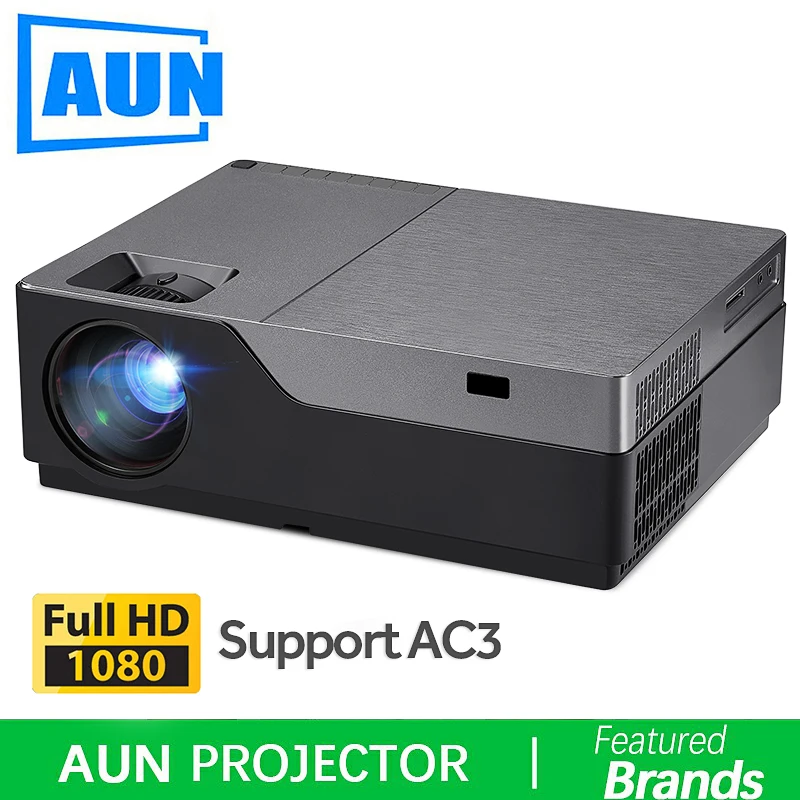 AUN Full HD Projector, 300 inch Home Theater, 1920x1080P LED Projector. Support AC3. 5500 Lumens. (Optional Android WIFI M18UP)
AUN Full HD Projector, 300 inch Home Theater, 1920x1080P LED Projector. Support AC3. 5500 Lumens. (Optional Android WIFI M18UP)