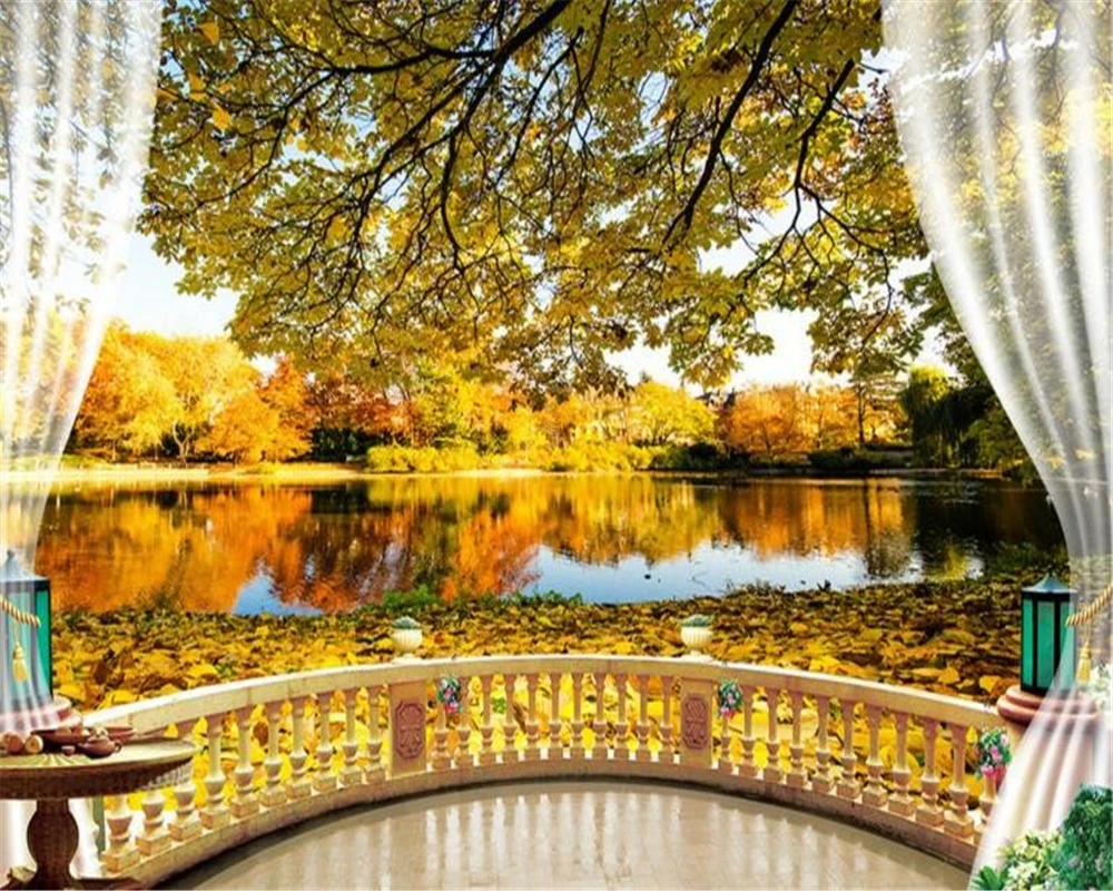Beibehang Tree Shade Fall Foliage Balcony Background Home Decoration 3d Wallpaper Photo Living Room Bedroom wall paper mural
Beibehang Tree Shade Fall Foliage Balcony Background Home Decoration 3d Wallpaper Photo Living Room Bedroom wall paper mural