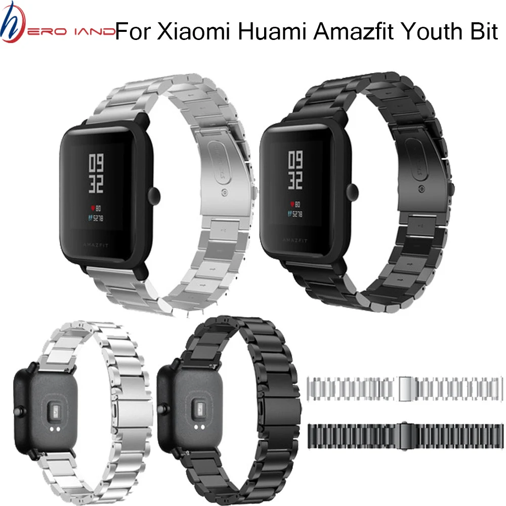 20mm Bracelet for Xiaomi Huami Amazfit Youth Smart Watch Metal Stainless Steel Strap Steel Belt Strap for Amazfit Bip Wrist Band
20mm Bracelet for Xiaomi Huami Amazfit Youth Smart Watch Metal Stainless Steel Strap Steel Belt Strap for Amazfit Bip Wrist Band