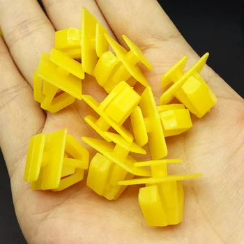 Plastic Yellow Bumper Retainer Fasteners Clips Rivet Trim Set Kit 50pcs Molding Nylon For Hyundai 87758-35000 Santa
Plastic Yellow Bumper Retainer Fasteners Clips Rivet Trim Set Kit 50pcs Molding Nylon For Hyundai 87758-35000 Santa