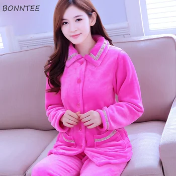 Pajama Sets Womens Winter 2020 Cute Warm Thicker Long Sleeve Korean Style Womens Pajamas Turn-down Collar Daily Home Clothing
Pajama Sets Womens Winter 2020 Cute Warm Thicker Long Sleeve Korean Style Womens Pajamas Turn-down Collar Daily Home Clothing