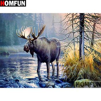 HOMFUN Full Square/Round Drill 5D DIY Diamond Painting "Animal moose" Embroidery Cross Stitch 5D Home Decor Gift A15522
HOMFUN Full Square/Round Drill 5D DIY Diamond Painting "Animal moose" Embroidery Cross Stitch 5D Home Decor Gift A15522