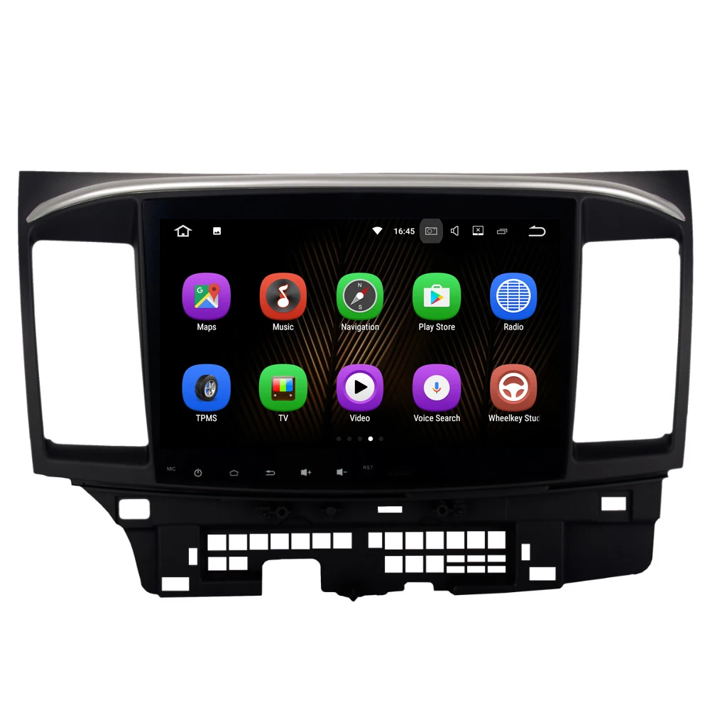 Фото 10.2 дюймов Android 7.1 автомобилей медиа Радио плеер для Mitsubishi Lancer 10 Galant Wi-Fi 2 г + 16