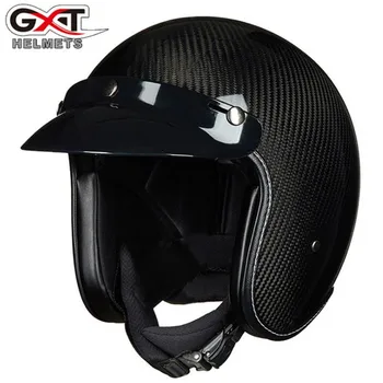 Carbon fiber 3/4 open face motorcycle helmet DOT Approved moto helmet light weight and no mushroom head
Carbon fiber 3/4 open face motorcycle helmet DOT Approved moto helmet light weight and no mushroom head