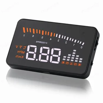 Head up display 3 inch HD screen Windshield Project Multi-color Smart speedometer warning Universal Gps HUD display X5
Head up display 3 inch HD screen Windshield Project Multi-color Smart speedometer warning Universal Gps HUD display X5