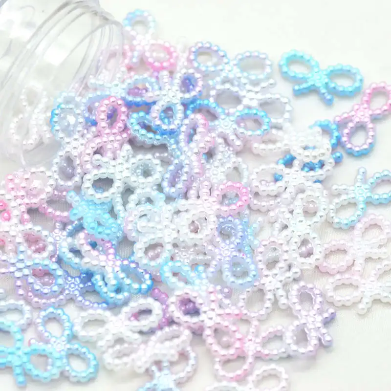 11*19mm 100pcs Flatback Unicorn Color Pearl Bowknots|Home Crafting Pearl Bows|Party Decoration Pearl Bowknots|Slime Fillers
11*19mm 100pcs Flatback Unicorn Color Pearl Bowknots|Home Crafting Pearl Bows|Party Decoration Pearl Bowknots|Slime Fillers