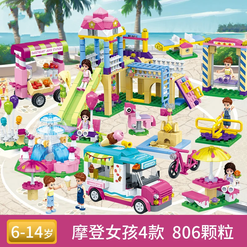 Dream Princess Disneyed Building Blocks Modern Girl Icecream Car Convenience Store Villa Party Technic Playmobil Gift Toys
Dream Princess Disneyed Building Blocks Modern Girl Icecream Car Convenience Store Villa Party Technic Playmobil Gift Toys