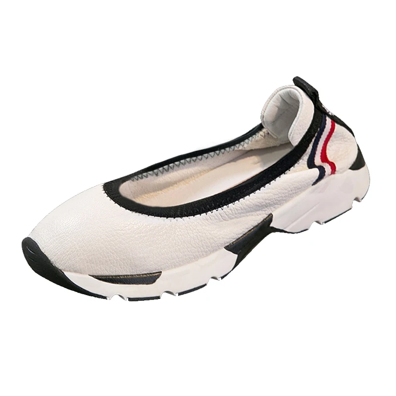 Sports Shoes Leather Round Sole Foot Kick Lazy Mother Shoes Flat Peas Diamonds Shoes Sheepskin Breathable Single Women Shoes
Sports Shoes Leather Round Sole Foot Kick Lazy Mother Shoes Flat Peas Diamonds Shoes Sheepskin Breathable Single Women Shoes