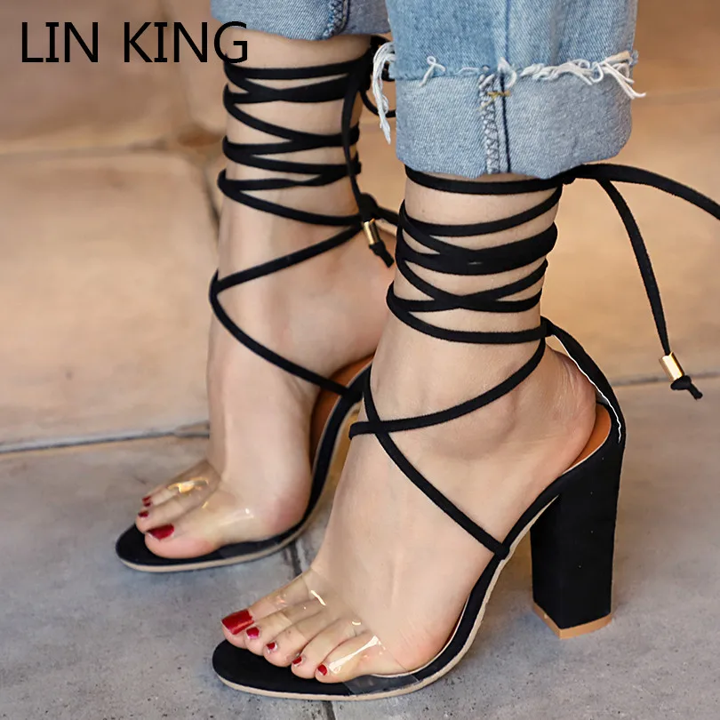 LIN KING New Style Fashion Woman Sandals Plus Size Summer Female High Heel Sandals Shoes Sexy Solid Ladies Office Career Shoes
LIN KING New Style Fashion Woman Sandals Plus Size Summer Female High Heel Sandals Shoes Sexy Solid Ladies Office Career Shoes