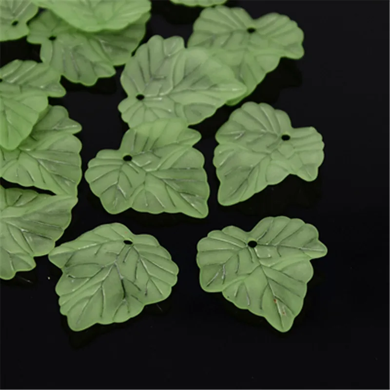 100pcs Transparent Frosted Acrylic Green Leaf Pendants for necklace Charms Bracelet jewelry DIY making 24x22.5x3mm F80
100pcs Transparent Frosted Acrylic Green Leaf Pendants for necklace Charms Bracelet jewelry DIY making 24x22.5x3mm F80