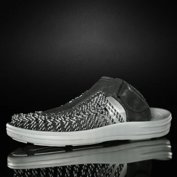 Summer Sandals Men Fashion Night Reflection Light Shoes Weaving Slippers Wear Comfort Men Outdoor Footwear Original #XP057
Summer Sandals Men Fashion Night Reflection Light Shoes Weaving Slippers Wear Comfort Men Outdoor Footwear Original #XP057
