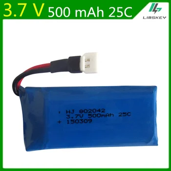 20pcs/lot 3.7V 500mah Lipo battery For Udi U816 U941A U927 WIFI818 JXD385 H43 li-po battery 3.7V 500mah 802042 25C FREE SHIPPING
20pcs/lot 3.7V 500mah Lipo battery For Udi U816 U941A U927 WIFI818 JXD385 H43 li-po battery 3.7V 500mah 802042 25C FREE SHIPPING