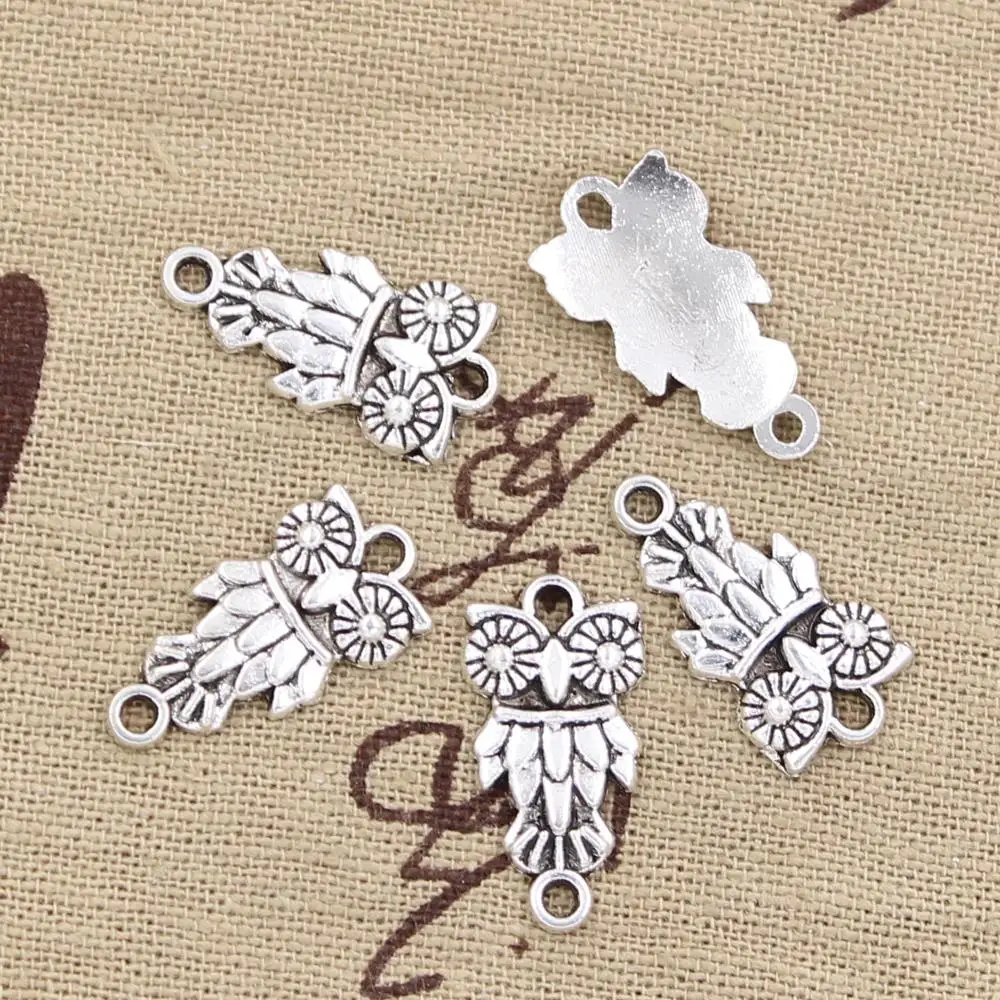 12pcs Charms owl connector 21x11mm Antique Making pendant fit,Vintage Tibetan Silver,DIY bracelet necklace
12pcs Charms owl connector 21x11mm Antique Making pendant fit,Vintage Tibetan Silver,DIY bracelet necklace