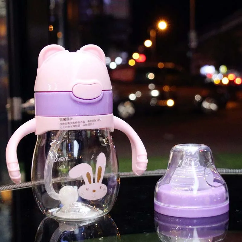 BPA Free 2 Use Baby Bottle Feeding Infant Feeding Milk Bottle Water Cup Care Straw Training Sippy Cup with Straw & Nipple 320ml
BPA Free 2 Use Baby Bottle Feeding Infant Feeding Milk Bottle Water Cup Care Straw Training Sippy Cup with Straw & Nipple 320ml