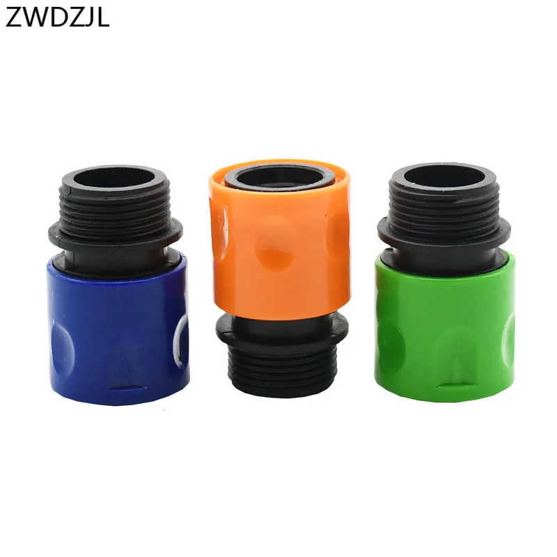 Garden irrigation male 3/4 Quick Connector Garden tap 3/4 hose Connector Car Wash water gun Adapter 2pcs
Garden irrigation male 3/4 Quick Connector Garden tap 3/4 hose Connector Car Wash water gun Adapter 2pcs
