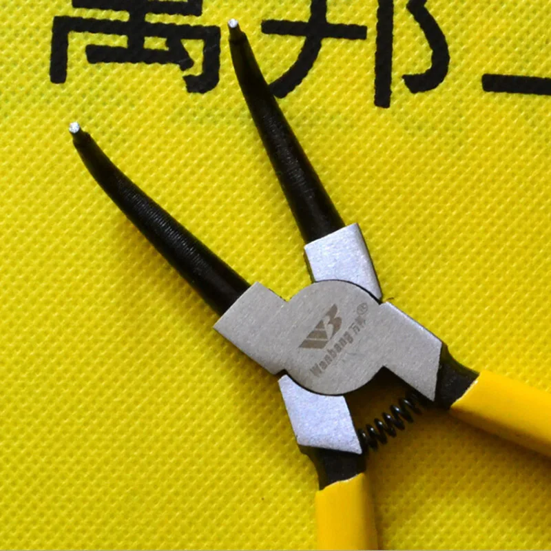 4Pcs/set Circlip Plier Set Internal External Straight Curved Snap Ring Pliers 6'' Hand tools