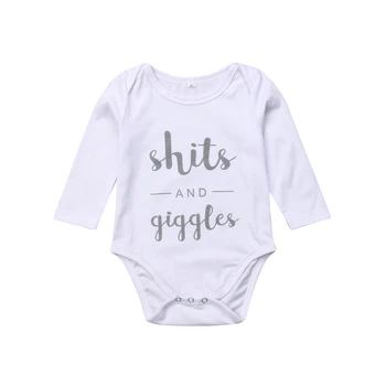 New Arrival Newborn Baby Boy Girl Clothes Letter Printed Long Sleeve Bodysuit Jumpsuit Casual Cotton Baby Clothes Outfits 0-18M
New Arrival Newborn Baby Boy Girl Clothes Letter Printed Long Sleeve Bodysuit Jumpsuit Casual Cotton Baby Clothes Outfits 0-18M