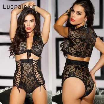 Sexy Lingerie Erotic Underwear Exotic Apparel Black Lace Robe Sexy Night Gown Intimate Sleepwear Sexy Costume Babydoll Set
Sexy Lingerie Erotic Underwear Exotic Apparel Black Lace Robe Sexy Night Gown Intimate Sleepwear Sexy Costume Babydoll Set