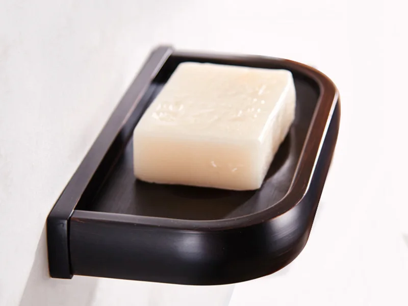 soap holder black wall mounted 1
