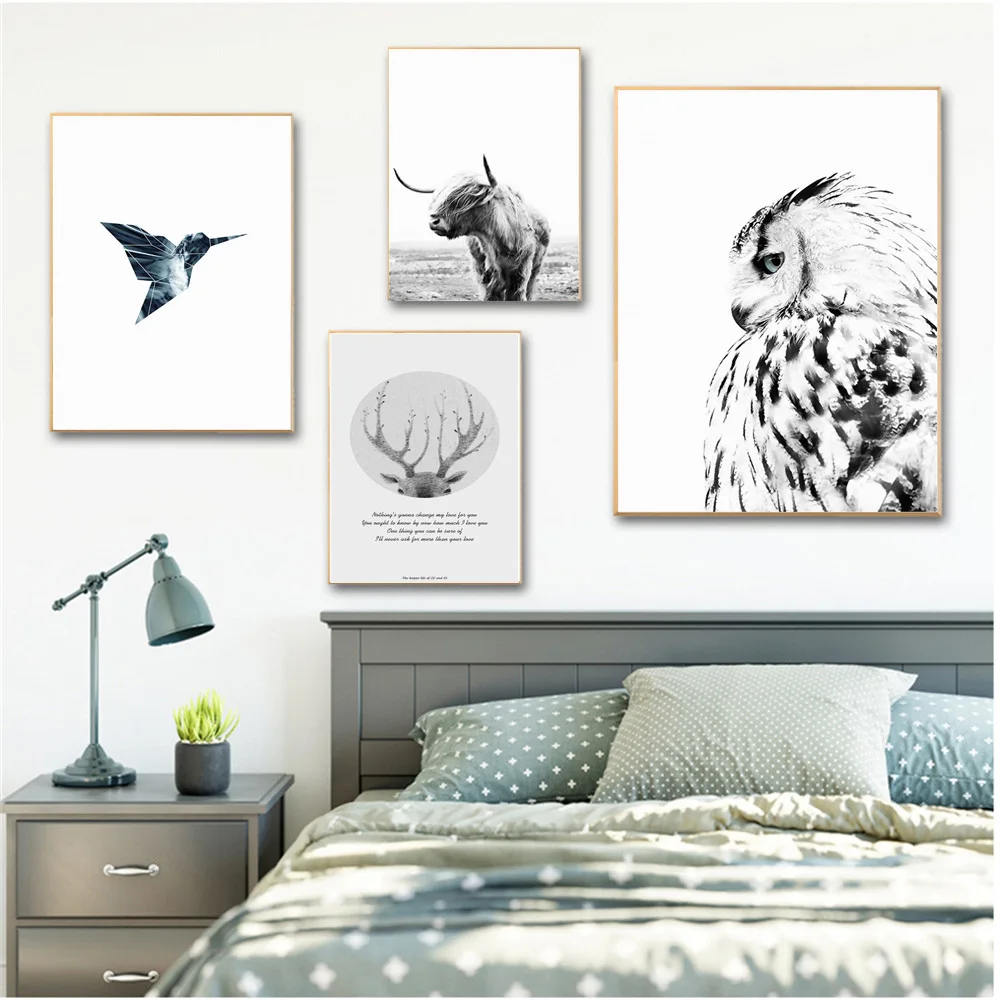 YORTYES Home Decoracion Posters And Prints Lion Yak Owl Bird Wall Pictures For Living Room Wall Art Canvas Painting YY120
YORTYES Home Decoracion Posters And Prints Lion Yak Owl Bird Wall Pictures For Living Room Wall Art Canvas Painting YY120