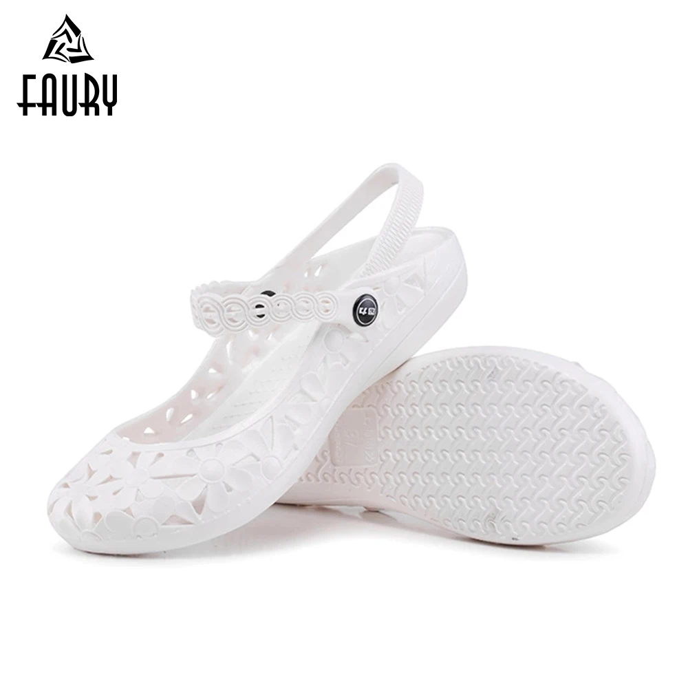 Nurse Hollow Shoes Medical Slippers Hospital Work Shoes Women Garden Hole Shoes Flat Beach Sandals Summer Breathable White
Nurse Hollow Shoes Medical Slippers Hospital Work Shoes Women Garden Hole Shoes Flat Beach Sandals Summer Breathable White