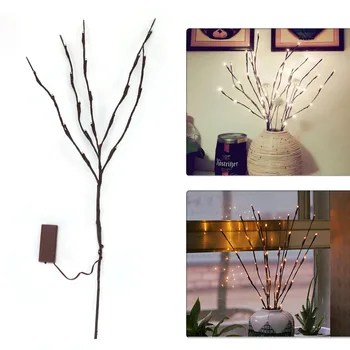 Lamps string 20LED Branches Light Fairy Battery Powered Decoration Willow Twig Lamp For Home Waterproof IP44 Warm White
Lamps string 20LED Branches Light Fairy Battery Powered Decoration Willow Twig Lamp For Home Waterproof IP44 Warm White