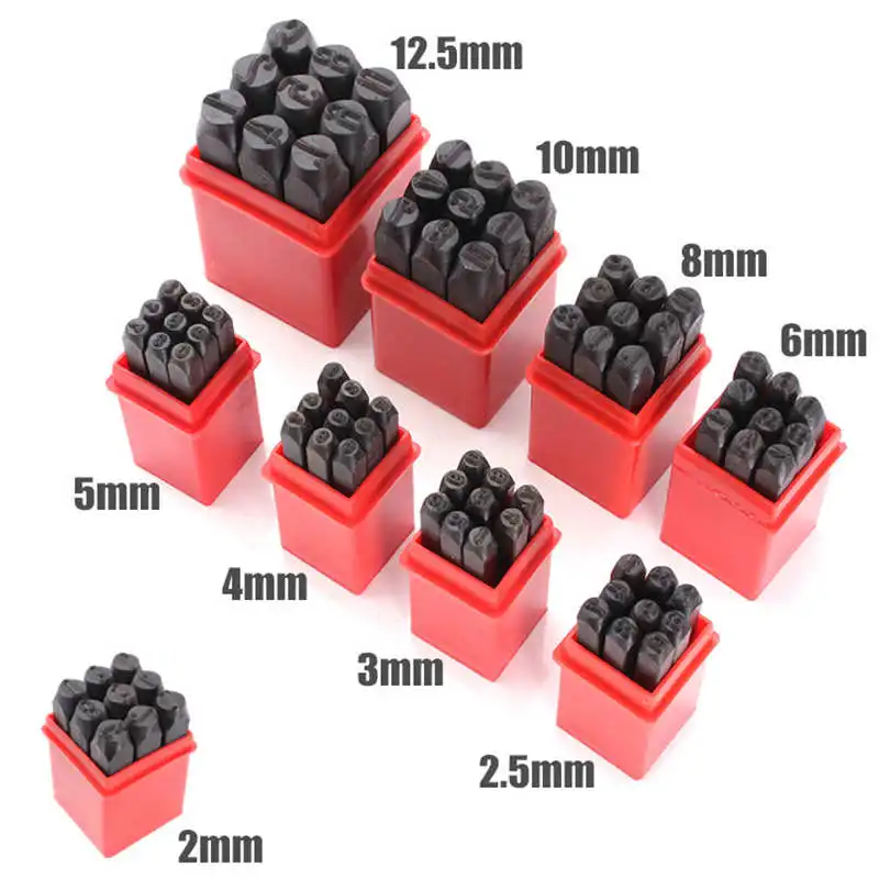 KIWARM Durable Stamps Alphabet And Numbers Set Punch Steel Metal 9 Die Tool Case Craft
KIWARM Durable Stamps Alphabet And Numbers Set Punch Steel Metal 9 Die Tool Case Craft