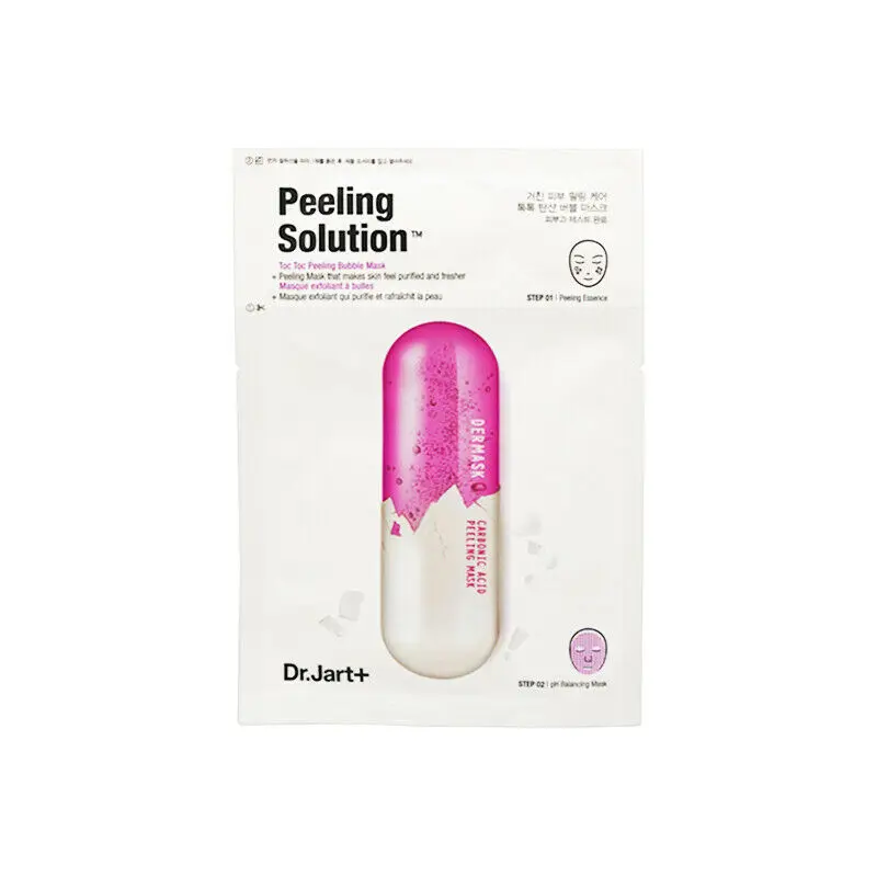 Dr.Jart+ Dermask Ultra Jet Peeling Solution Mask Sheet 5pcs Exfoliating Face Mask Acne Blackhead Removal Peeling Facial Mask
Dr.Jart+ Dermask Ultra Jet Peeling Solution Mask Sheet 5pcs Exfoliating Face Mask Acne Blackhead Removal Peeling Facial Mask