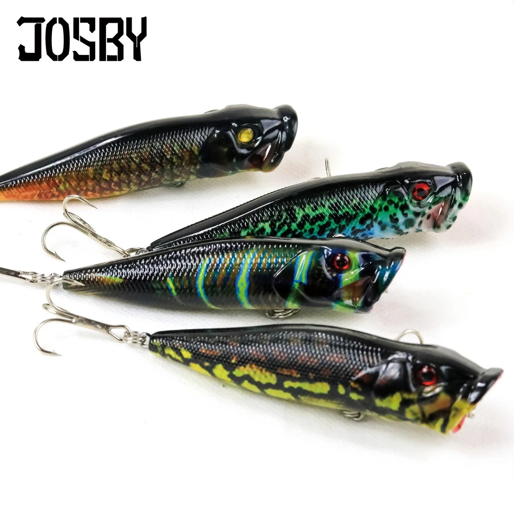 4pcs Fishing Accessory Popper Artificial Pike LureSeawater Fishing Bait Crank Bait Carp fishing Hard Bait Wobblers JOSBY New
4pcs Fishing Accessory Popper Artificial Pike LureSeawater Fishing Bait Crank Bait Carp fishing Hard Bait Wobblers JOSBY New