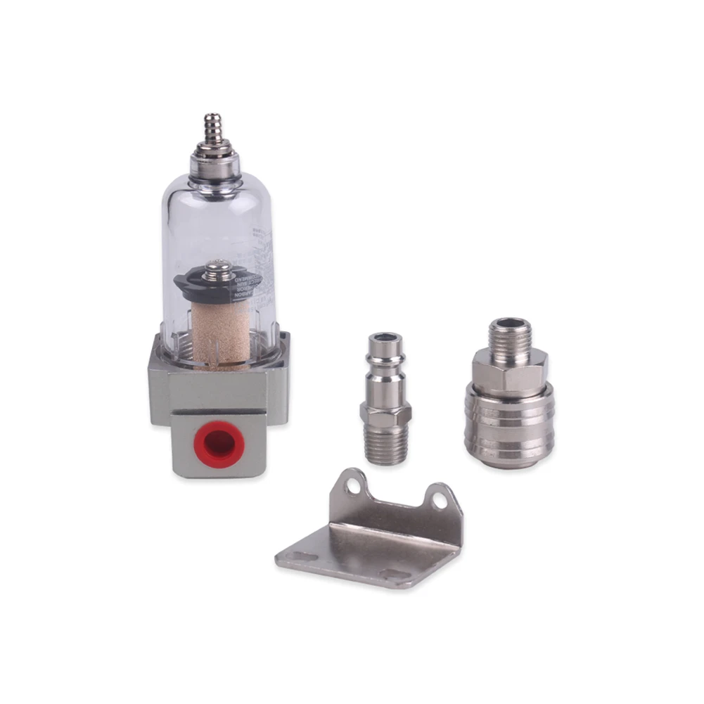 high quality professional Quick Connector Stainless Steel Compressed Air Filter Water Separator Oil Coupling 1/4 | Инструменты
