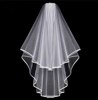 0.5Meter White Ivory Short Wedding Veils Edge Bridal Veil with Comb FloweWedding Accessories Bride Muslim Wedding Veil
0.5Meter White Ivory Short Wedding Veils Edge Bridal Veil with Comb FloweWedding Accessories Bride Muslim Wedding Veil