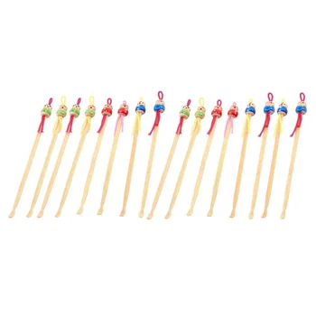 16 Pcs Assorted Color China doll Top Wood Earwax Scoop Earpick
16 Pcs Assorted Color China doll Top Wood Earwax Scoop Earpick
