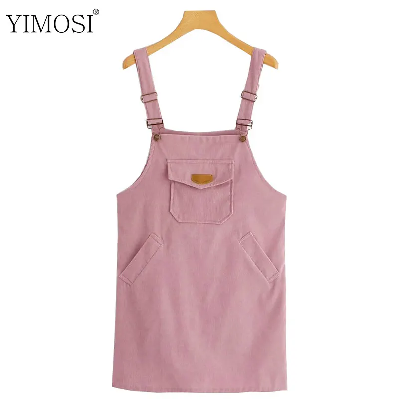 Summer Autumn Pockets Retro Corduroy Dresses Casual Sleeveless Loose Suspender Dress 2019 Lady Vest Overall Party Dress Vestidos
Summer Autumn Pockets Retro Corduroy Dresses Casual Sleeveless Loose Suspender Dress 2019 Lady Vest Overall Party Dress Vestidos