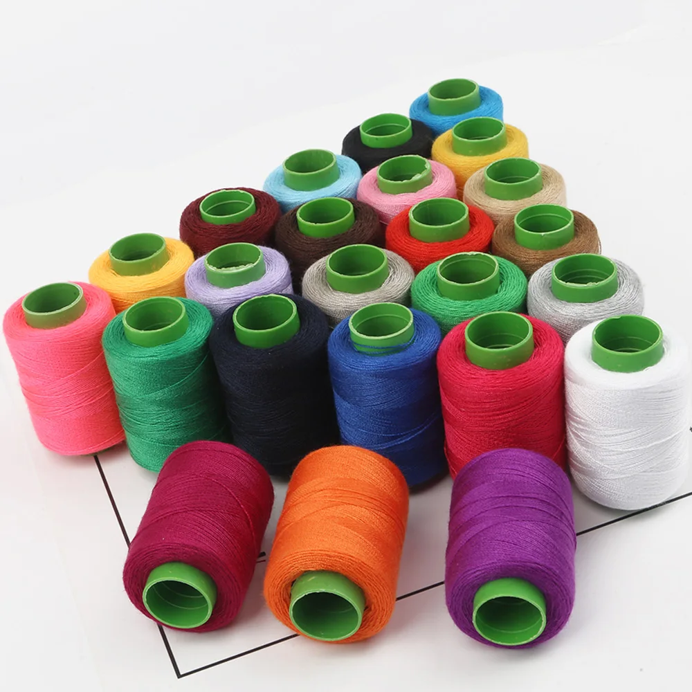 

1pc High Tenacity Cotton Machine Embroidery Sewing Threads Hand Sewing Thread Craft Patch Steering-wheel Sewing Supplies