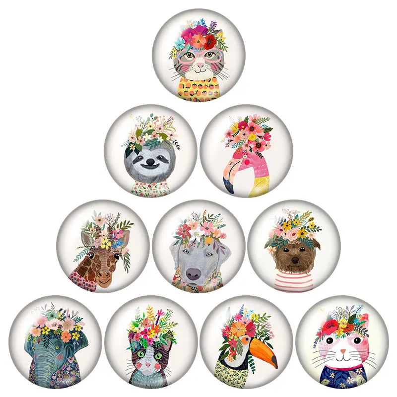 New beauty artistic Animals mixed 10pcs 12mm/18mm/20mm/25mm Round photo glass cabochon demo flat back Making findings
New beauty artistic Animals mixed 10pcs 12mm/18mm/20mm/25mm Round photo glass cabochon demo flat back Making findings